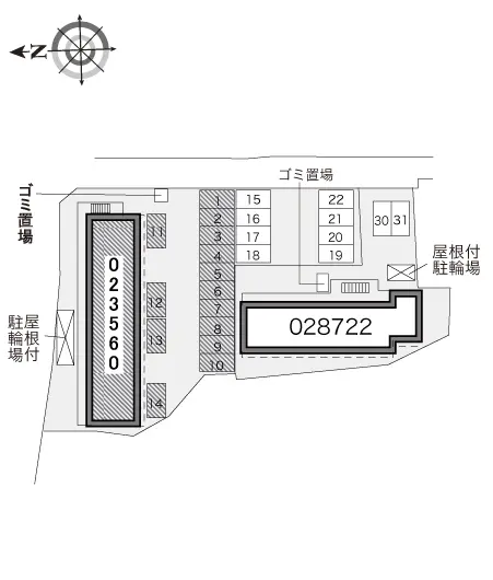 福山市蔵王町 月極駐車場